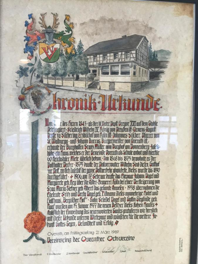 Bergischer Hof Overath Ngoại thất bức ảnh